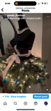 Blue/White Mini Christmas Tree Dress