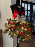Mini Red Christmas Tree Dress