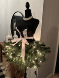 Blue/White Mini Christmas Tree Dress