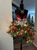 Mini Red Christmas Tree Dress