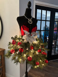 Mini Red Christmas Tree Dress