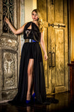 Chic Stormy night Black Dress