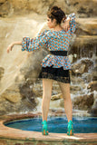 Island Beauty Print Jacket