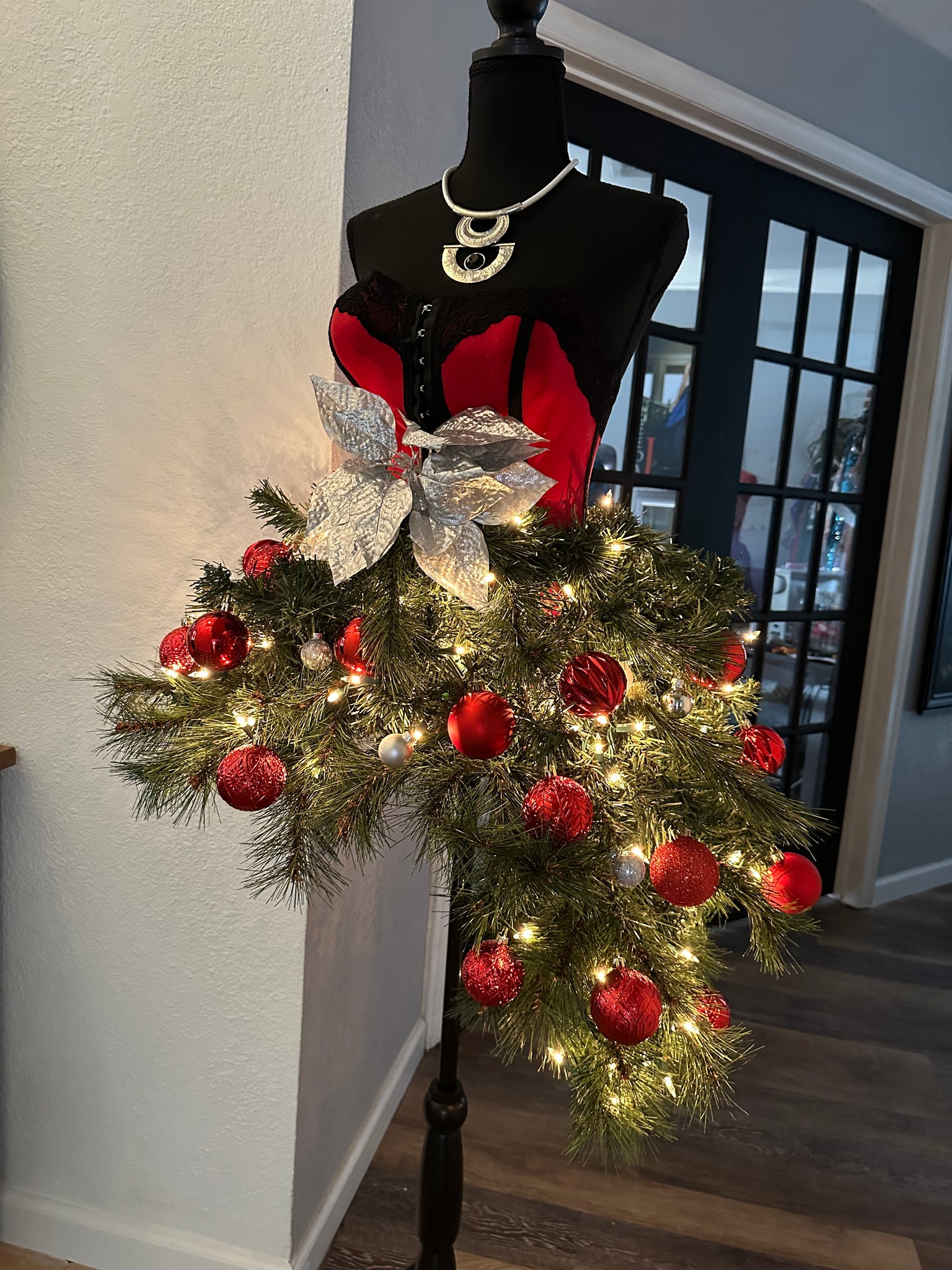 Mini Red Christmas Tree Dress – Geeda J Fashion Boutique Mini Red Christmas Tree Dress – Geeda J Fashion Boutique