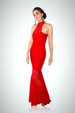 Chic Red Hot Pepper Gown