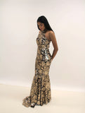 Chic Night Light Sequence Mermaid Gown