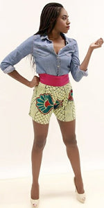 Island River Rock Print Shorts